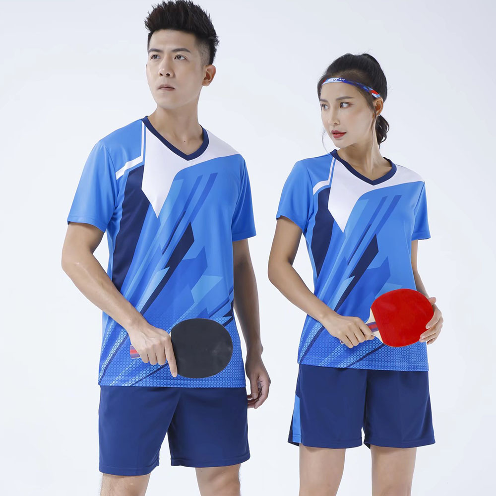 Table Tennis Uniform - Tischtennis-Trikot-Sets für Männer und Frauen, schnell