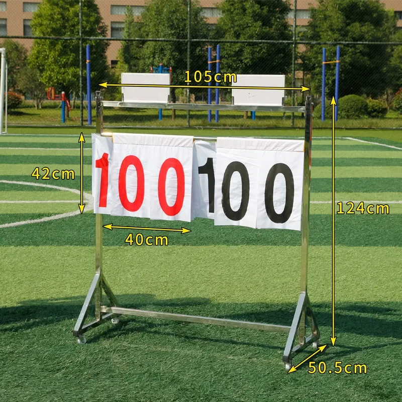 Table Tennis Score - 2026 Sport-Spiel-Anzeigetafeln mit Rollenständer, tragbare Anzeigetafel