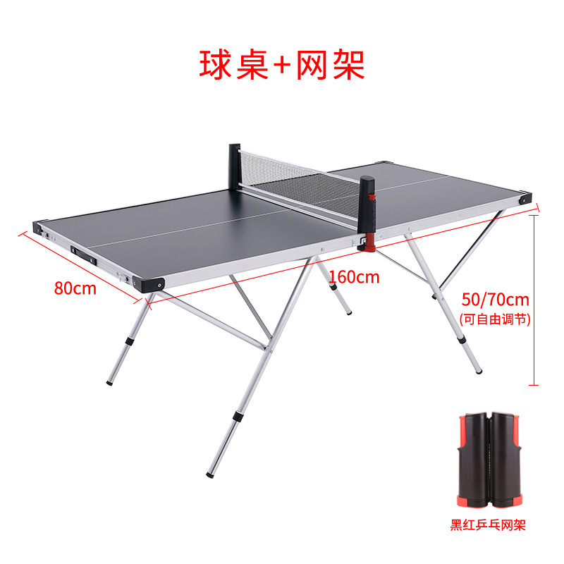 Table Tennis Folding Table - Tragbarer Klappbarer Tischtennistisch für Innen- und