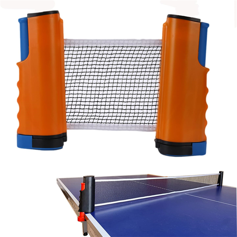 Table Tennis Ranking - 1/2 Stück tragbares Tischtennisnetz, erweiterbarer Tischtennisnetzständer