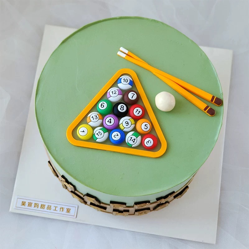 Table Tennis Games - Billard Kuchen Geburtstag Dekoration Alles Gute