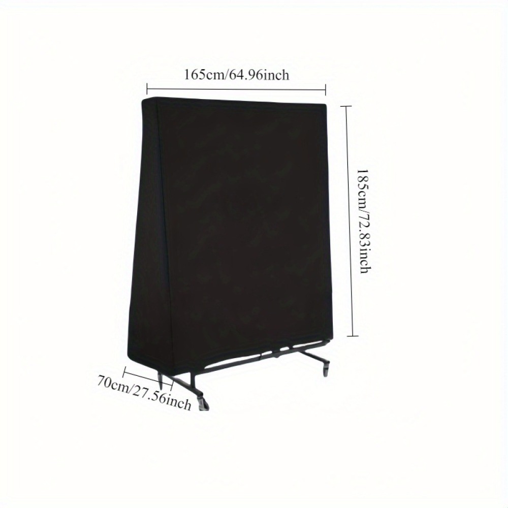 Table Tennis Folding Table - Strapazierfähige wasserdichte Tischtennistischabdeckung aus Oxford-Gewebe, staubdichter