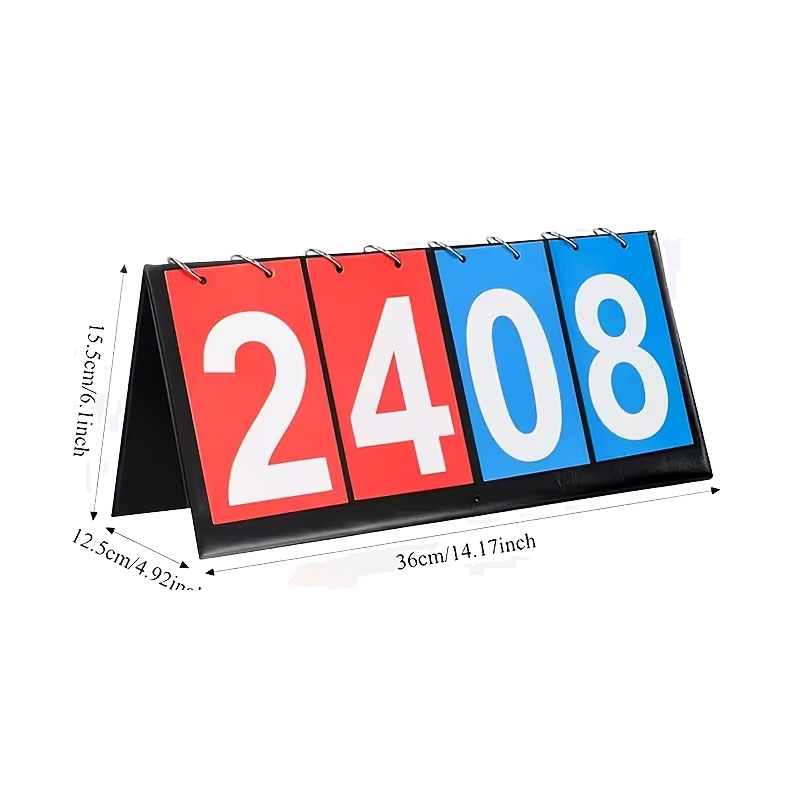 4-stellige Klapp-Anzeigetafel, – Table Tennis Score Bewertung und Preis