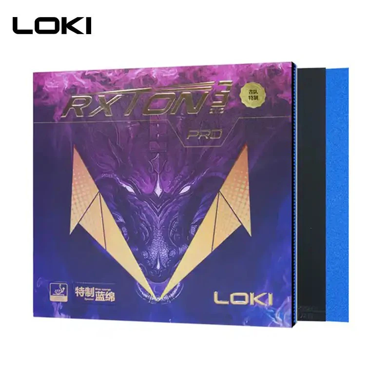 LOKI RXTON 3 Pro Blauer Kuchen – Table Tennis Db Rubbers Bewertung und Preis