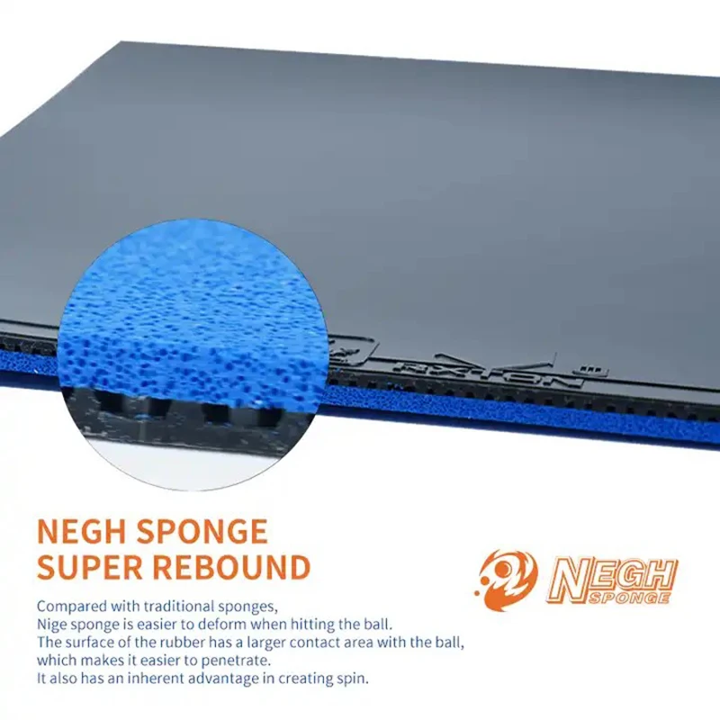LOKI RXTON 3 Pro Blauer Kuchen – Table Tennis Db Rubbers Bewertung und Preis
