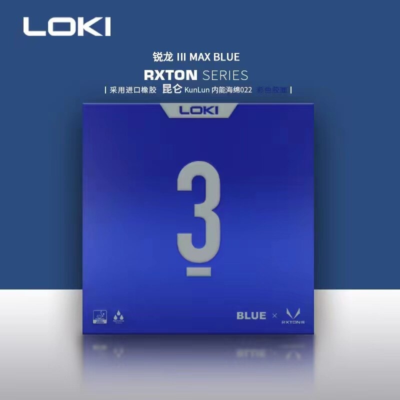 NEUER LOKI RXTON 3 Farbiger Ti – Table Tennis Loki Bewertung und Preis