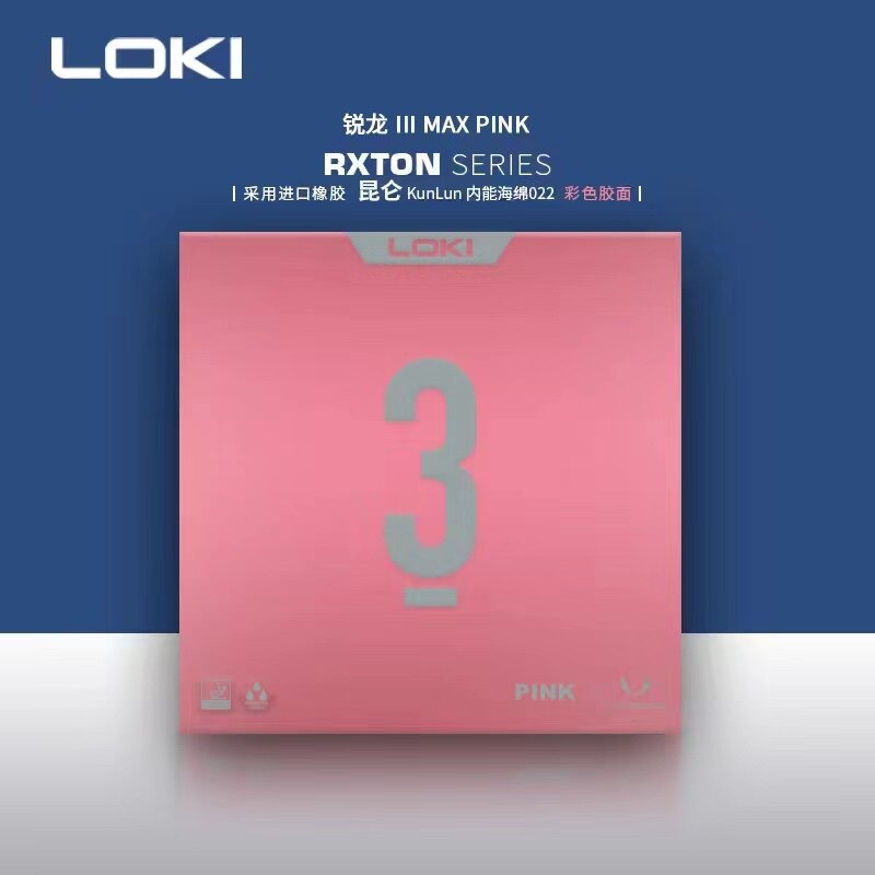 NEUER LOKI RXTON 3 Farbiger Ti – Table Tennis Loki Bewertung und Preis