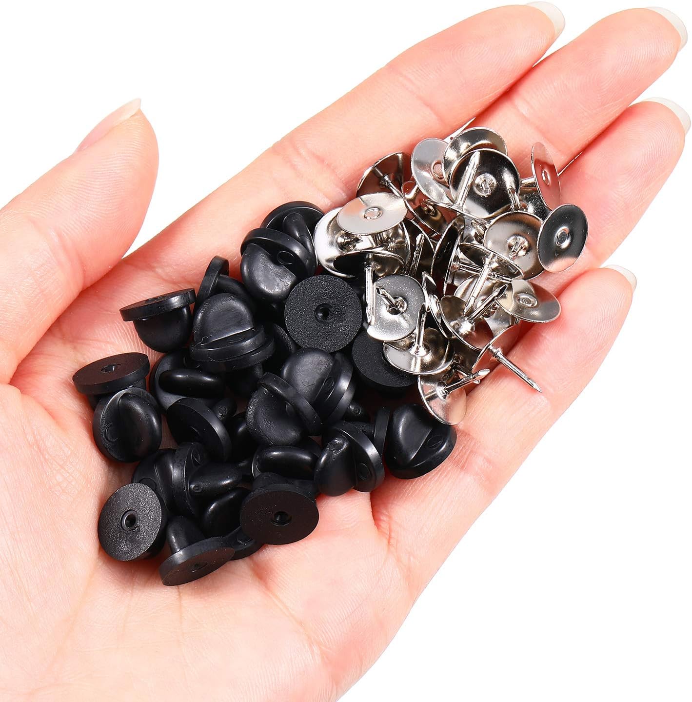 50/100/200 Paar Gummi-Pin-Rück – Butterfly Rubber Sheet Bewertung und Preis