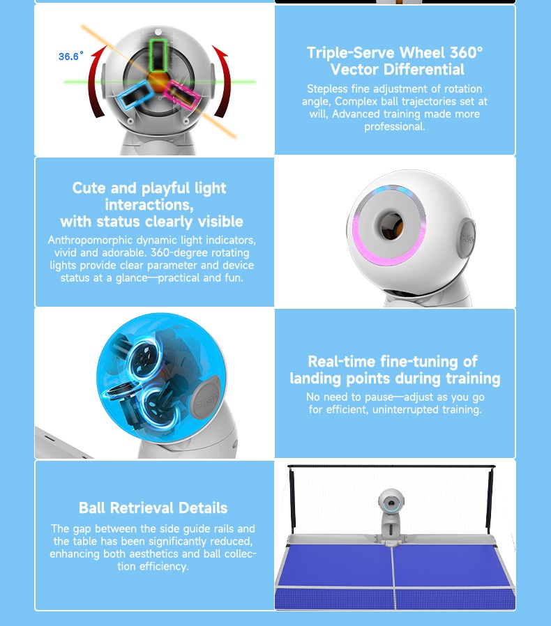 Verbesserte Version Elektrisch – Robot Ball Machine Bewertung und Preis