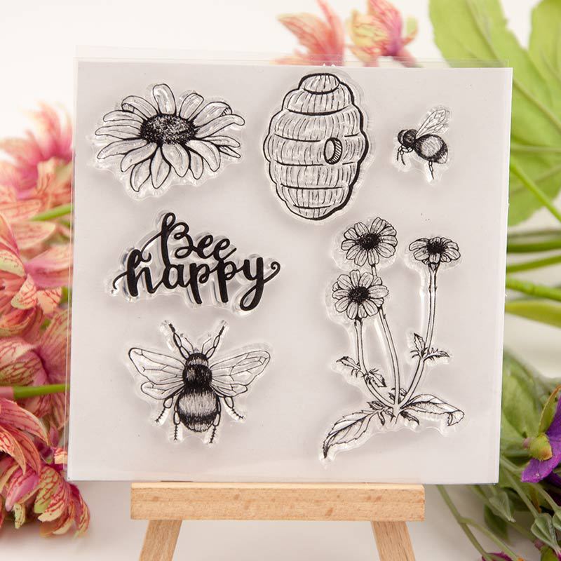 Bee Happy Clear Stamps Schmett – Butterfly Rubber Sheet Bewertung und Preis